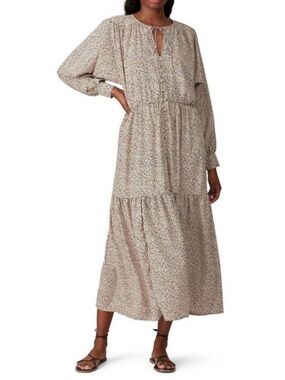 Sweet Baby Jamie Ditsy Midi Dress S Small Floral Print Summer Nantucket
